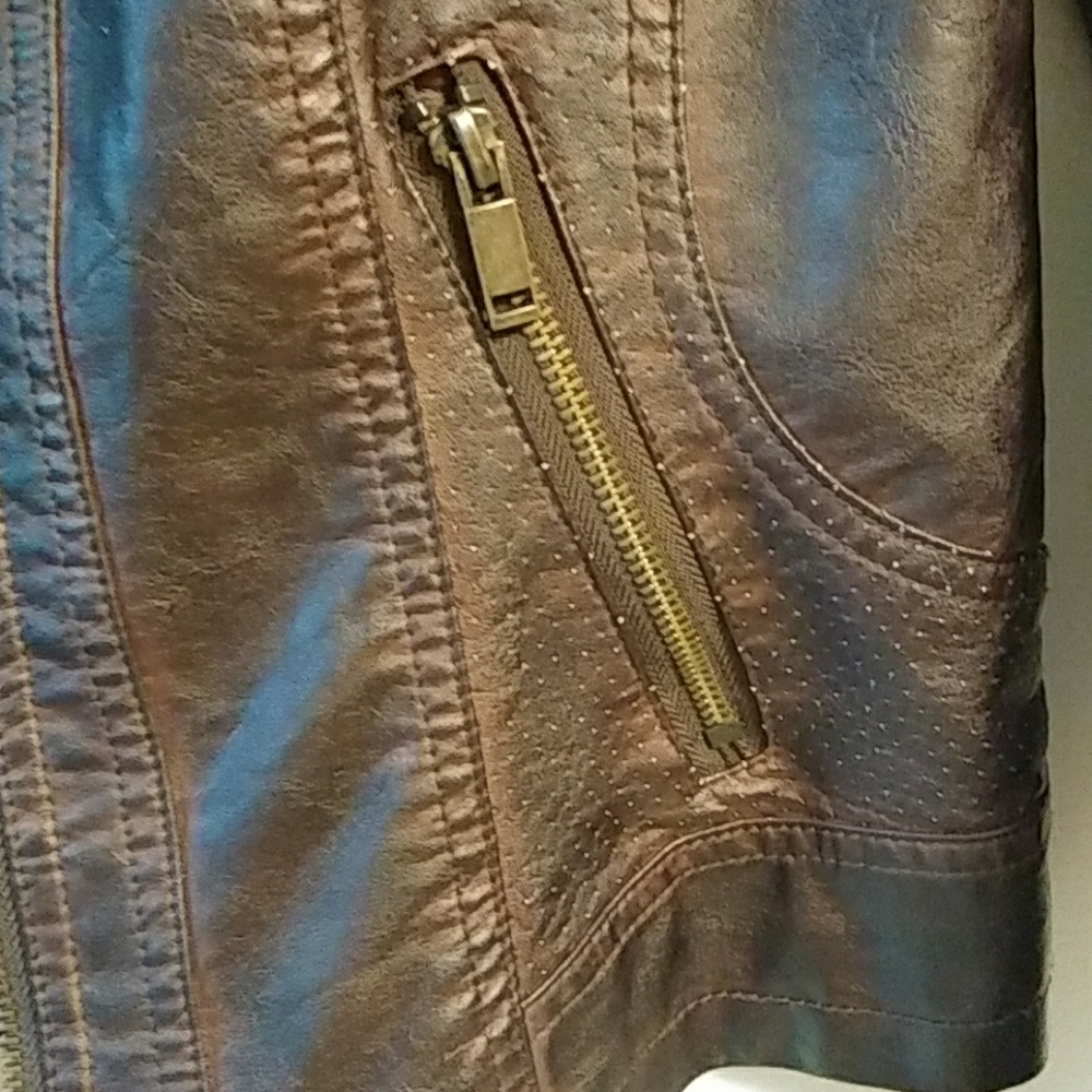 🔥Soft Faux Leather Moto Jacket - Picture 3 of 6